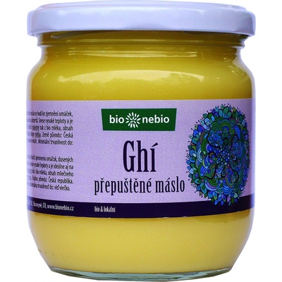 BioNebio přepuštěné Máslo Ghí České Bio 425 ml