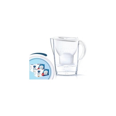 Brita Marella cool bílá 2,4l + 12 filtrů Maxtra