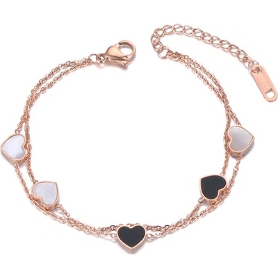 Victoria Filippi Stainless Steel ocelový Celina Gold chirurgická ocel srdce NRB19072-1/34 Zlatá