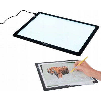 Tablet Grafická TABULE PRO KRESLENÍ KALIGRAFIÍ IA4 Crafts & Co LED USB