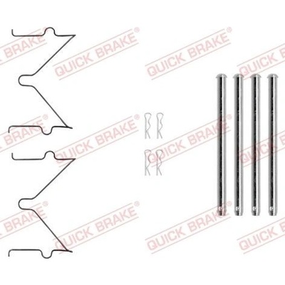 Súprava príslušenstva, obloženie kotúčovej brzdy Quick Brake 109-0040