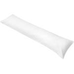 vidaXL Странична възглавница за тяло 40x145 cм, бяла (131582)