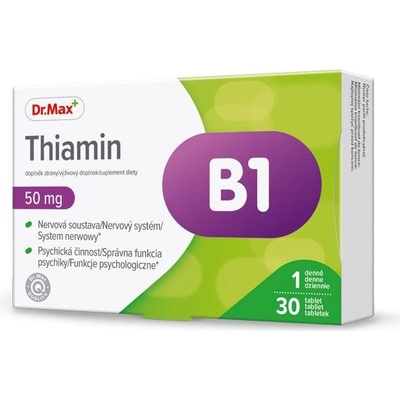 Dr. Max Thiamin B1 50 mg 30 tablet