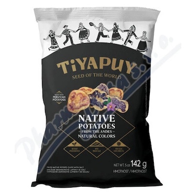 TIYAPUY brambůrky Natural se solí 142 g