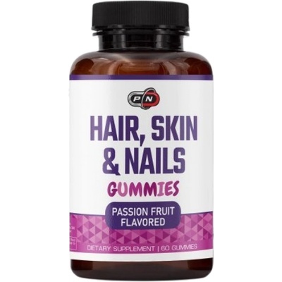 PURE Nutrition USA Hair, Skin & Nails Gummies 2.0 [60 желирани бонбони] Маракуя