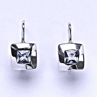 Čištín na patent s akvamarinem NK 1117