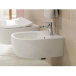 Villeroy & Boch Комплект за окачена тоалетна чиния и биде Villeroy&Boch Avento Direct Flush с тънък капак с плавно затваряне (5656RS01+54050001)