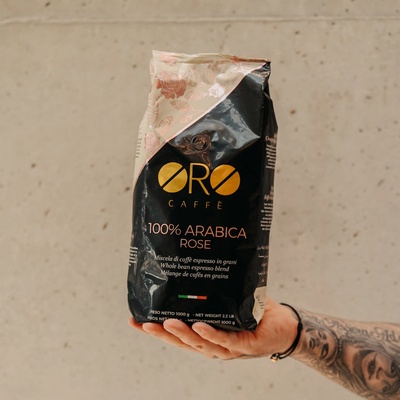 Oro Caffé 100% Arabica ROSE zrnková 1 kg
