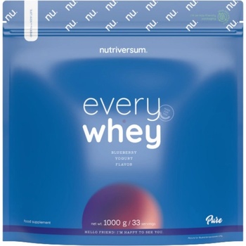 Nutriversum Every Whey | 100% Whey Protein Concentrate [1000 грама] Йогурт с боровинка