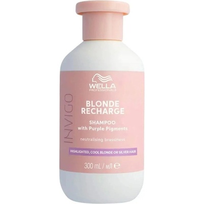 WELLA Invigo Cool Blonde Recharge Shampoo 300 ml šampon pro studenou blond