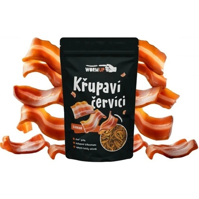 Wormup červíci s příchutí slaniny 20 g
