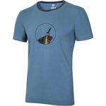 Ocun Мъжка тениска Ocun Classic T Organic Rainbow Rocket T-shirt - Bluestone - размер XXL (216-0441-0115)