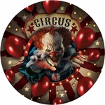 Guirca Чинии - Halloween Circus Clown 23 см 6 бр