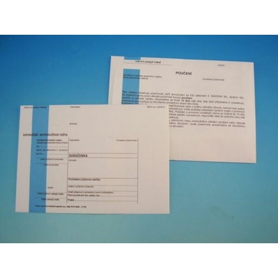Obálka DORUČENKA modrý pruh B6 1144487