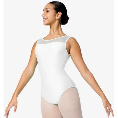 So Danca trikot so sieťovinou SL127 biely