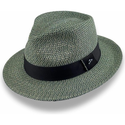 Luxusní nemačkavý klobouk Fedora Göttmann Hemingway 22-597/72 zelený