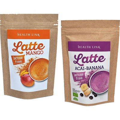 Health Link Latte bez lepku a laktózy Acai a banán latte BIO 30 g