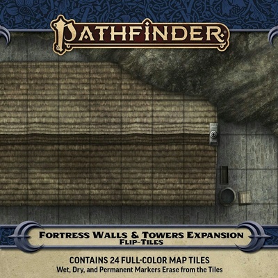 Paizo Publishing Pathfinder Flip-Tiles: Fortress Walls & Towers Expansion