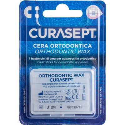 Curasept Orthodontic Wax 7 tyčinek v pouzdru – Zboží Dáma