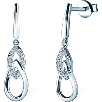 Image 1 of SAVICKI обеци: бяло злато. диаманти