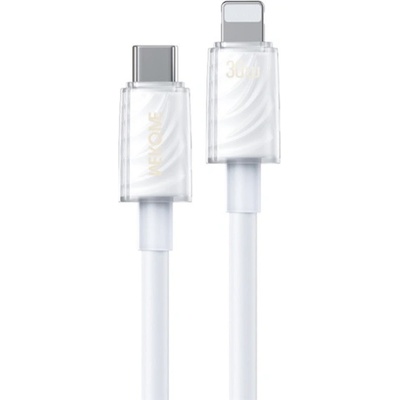 Wekome WDC-73 nabíjecí a datový USB-C na Lightning 1,2m bílý