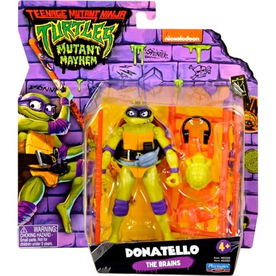 Playmates Toys Turtles Mutant Mayhem Basic Shell Spin Donnie 12cm