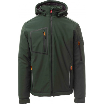 Payper STREAM PAD softshellová bunda zateplená S Military green Green