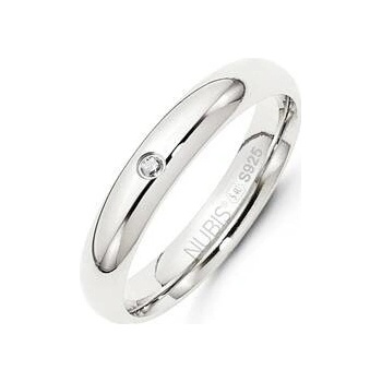 Nubis NB101 4 ZR Stříbrný prsten