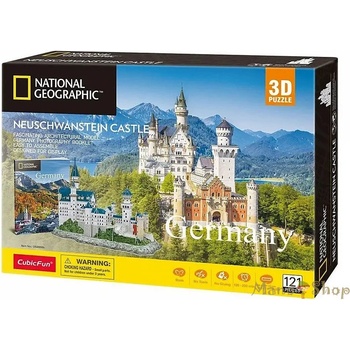 CubicFun 3D puzzle National Geographic Neuschwanstein 121 ks