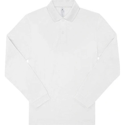B&C polo triko PU427 white