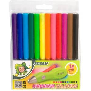 Jolly Airbrush Fun Комплект за зареждане от 12 части 4446-0012 (4446-0012)