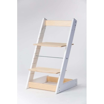 Lucas Wood Style rostoucí židle Alfa I bílá/přírodní