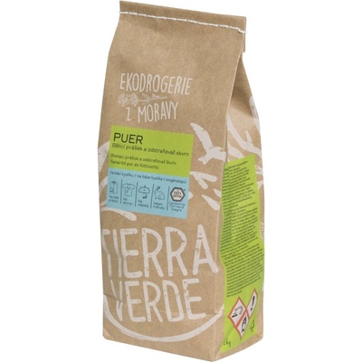 Tierra Verde Puer bieliaci prášok odstraňovač škvŕn na báze kyslíka dóza 1 kg