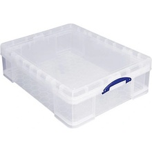 Really useful Products Ltd. Plastový úložný box 70 l s víkem transparentní