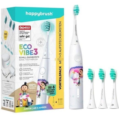 happybrush Eco Vibe KIDS Agnes white