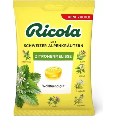Ricola Meduňka citron bez cukru Bag 75 g