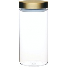 MasterClass Dóza vzduchotěsná 1,5 l zlaté víko