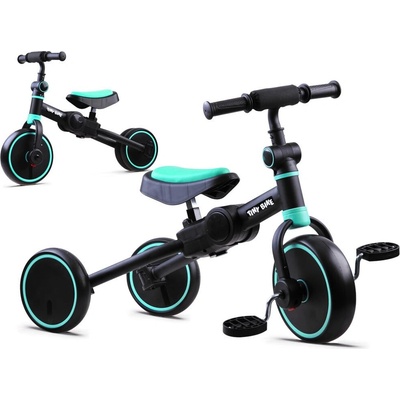 Tiny Bike 3v1 Tyrkysová