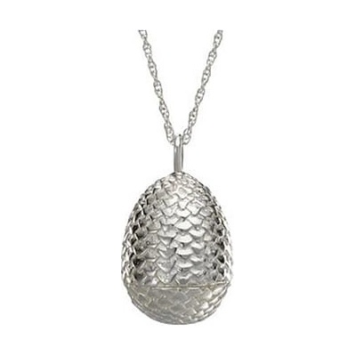 Noble Collection Stříbrný přívěsek Game of Thrones Dračí vejce De Luxe NN0038