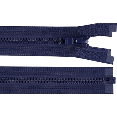 Prima-obchod Kostěný zip YKK No 5 délka 60 cm bundový, barva 919 modrá tmavá