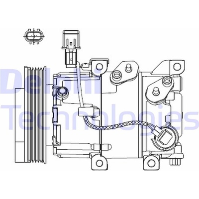 Kompresor, klimatizace DELPHI CS20518