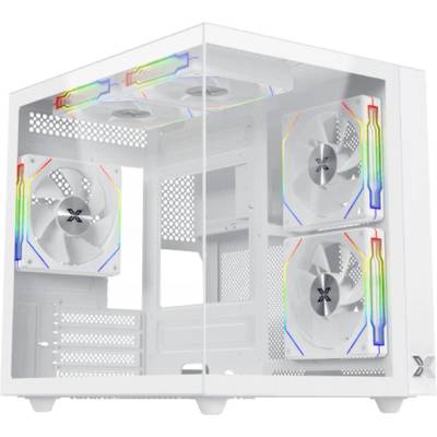 Ion Computers Геймърски компютър ION Aqua M Lite Arctic с процесор AMD Ryzen 5 5600X, видео карта GeForce RTX 5060 8GB GDDR7, RAM памет 16GB(2x8GB) DDR4 3200MHz, SSD 1TB NVMe PCIe Gen4 (c003389)