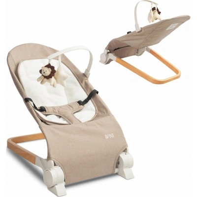 CARETERO Kojenecké lehátko ergonomické Pine - béžové