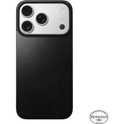 Nomad магнитен кожен калъф, черен (Horween), Magsafe - iPhone 17 Pro (NM014414858)