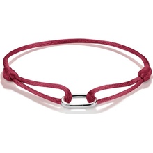THOMAS SABO CONNECT náramok Textile Bracelet Burgundy red C1210-001-50