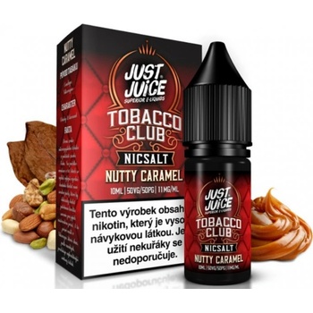 Just Juice Salt Tobacco Nutty Caramel 10 ml 20 mg