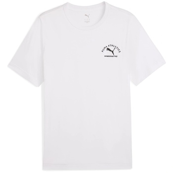 PUMA Class Graphic Tee Размер: M / Цвят: бял