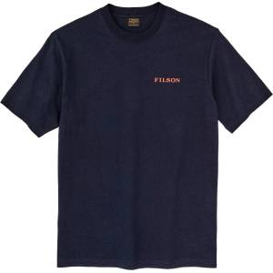 Filson Мъжка тениска Filson S/S Frontier Logo T-Shirt - Night Sky / Scenic Mark - размер XS (216-7645-0311)