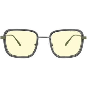 GUNNAR Геймърски очила GUNNAR Fallout Vault 33, Gunmetal/Olive, Amber лещи, синя светлина защита - FAL-05501 (FAL-05501)