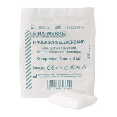 LEINA rychloobvaz na prsty 3 cm x 3 cm